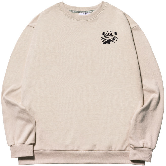 언탭트 남성용 빅사이즈 이글 UTPD 맨투맨 티셔츠