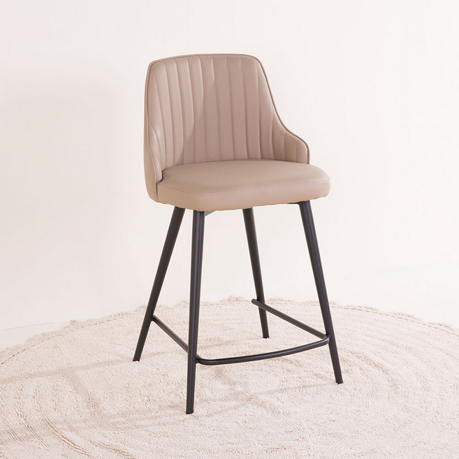 가구느낌 에스바체어, 베이지, 2개