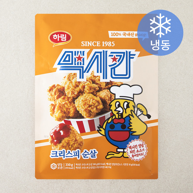 맥시칸 크리스피 순살 (냉동), 350g, 1개