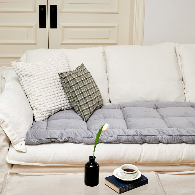 심플럭스 구름위에 앉은듯 편안한 볼륨빵빵 토퍼형 쇼파패드