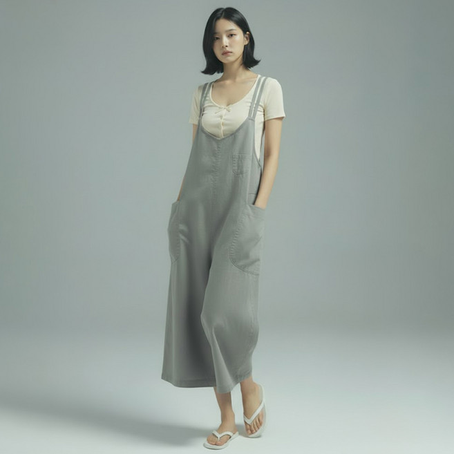 메이첼 모어린 코지핏 와이드 점프수트 12594