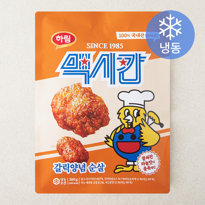 맥시칸 갈릭양념 순살 (냉동), 300g, 1개