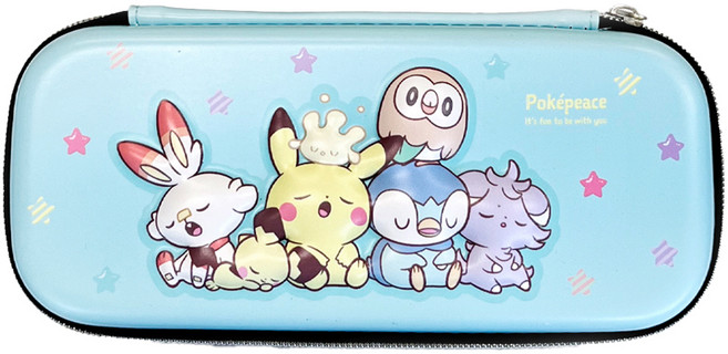 Feelbox 精靈寶可夢 EVA Embo 筆袋, 1個, 天藍色