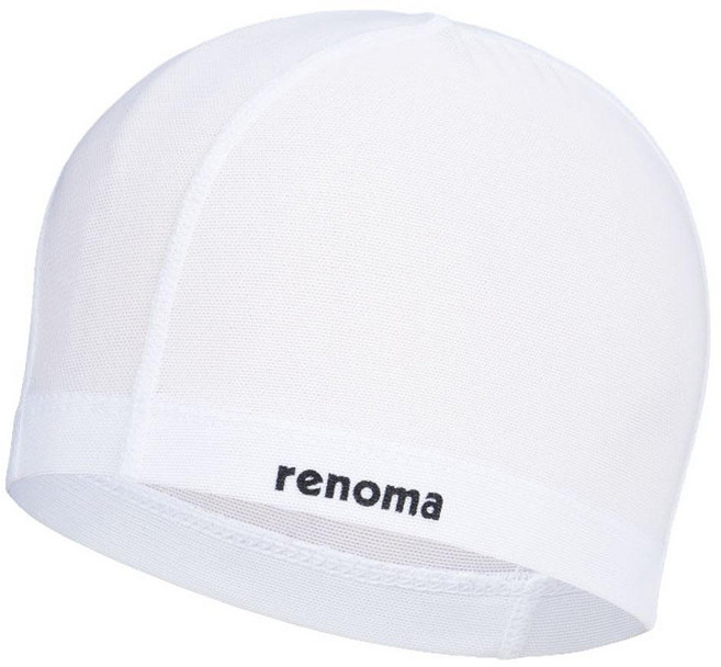 Renoma 網眼彈性泳帽 RO-RC2E301-WH, 白色, 1個