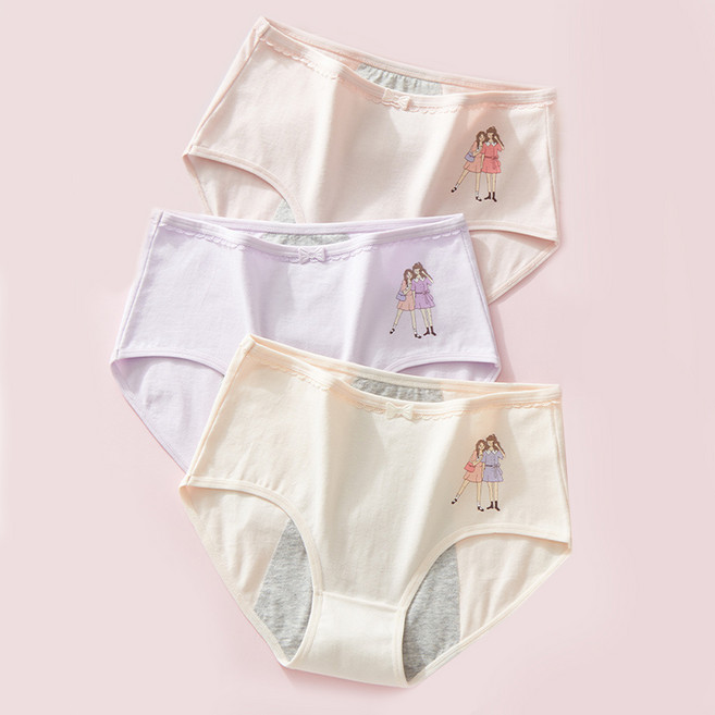 아이뿜 마이 프랜드 코튼 위생 팬티 3종 세트 W19