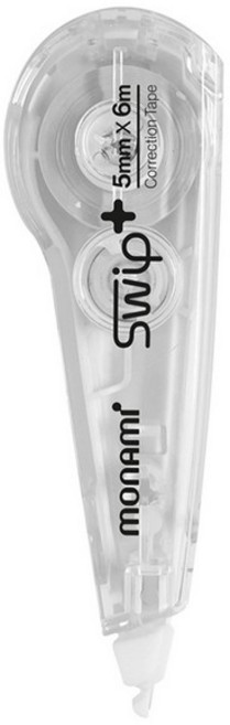 모나미 SWIP+ 리필형 수정테이프 리필심, 화이트, 1개