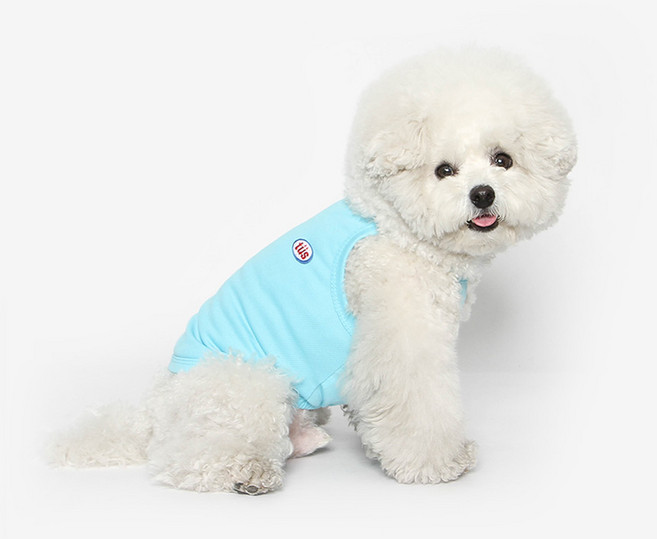 투스투스 반려동물 쿨나시 티셔츠, 민트블루, 1개