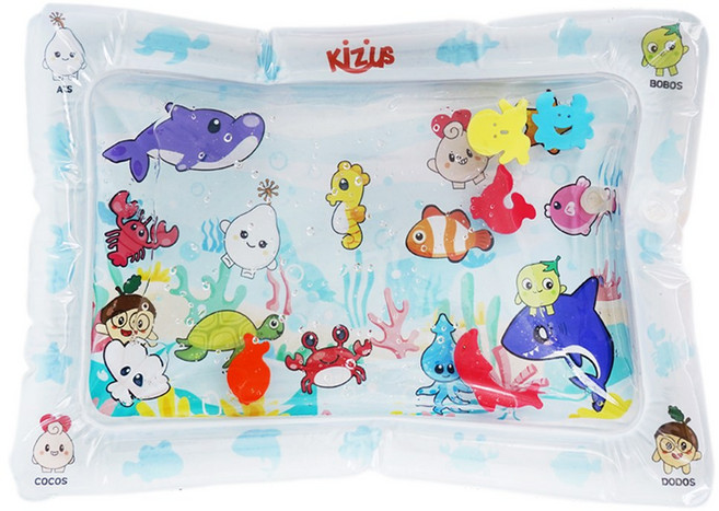 키저스 베베 플레이타임 워터매트 촉감각완구, 1개, 화이트