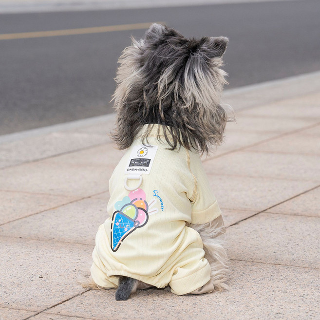 파스텔펫 스윗 아이스크림 반려동물 올인원, 옐로우, 1개