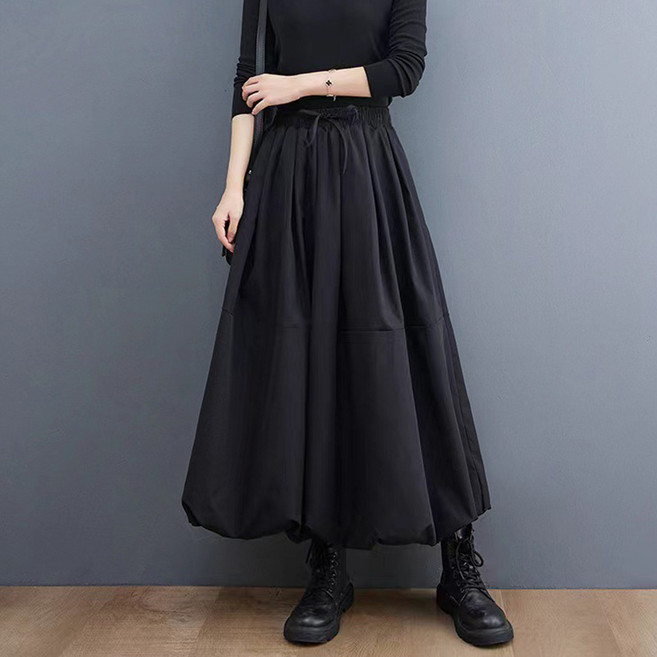 Chic Hills Pompulin 大尺碼A字燈籠長裙 11021