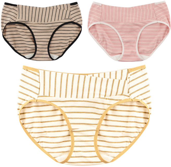 뉴니끄 모코랩 스트라이프 임산부 팬티 3p