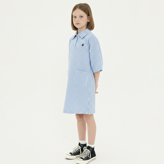 비버리힐스폴로클럽 아동용 노라시어서커 원피스