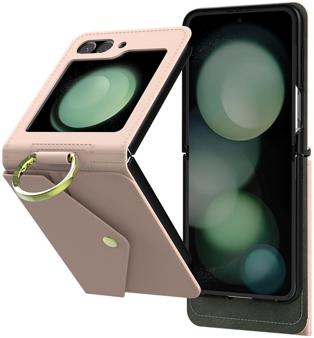 엑씨 리버티 탈부착 지갑 카드포켓 PU 가죽 힌지보호 링 휴대폰 케이스