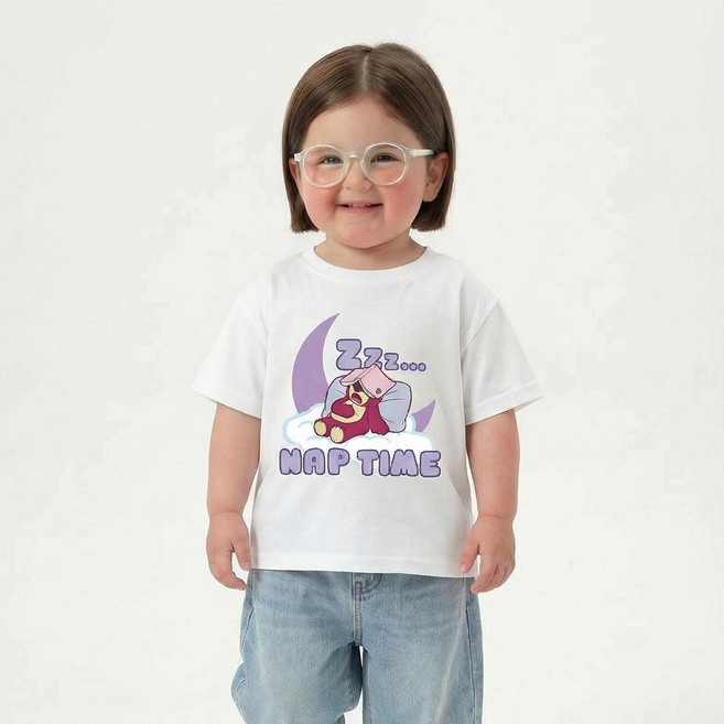 D 잠자는 랏소 패밀리 반팔 티셔츠