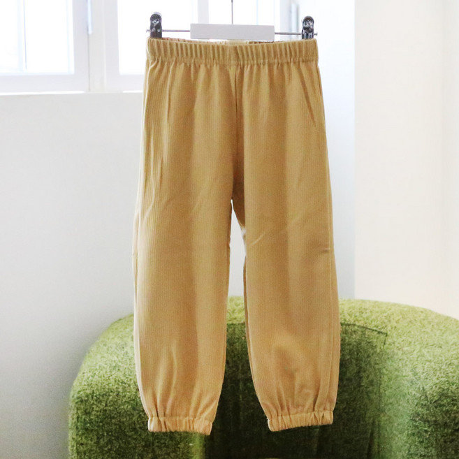 플레이몰 아동용 골지 소세지 조거팬츠