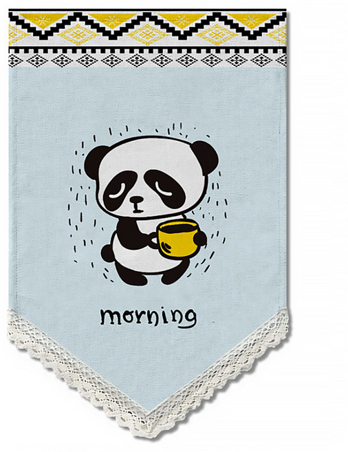 알럽홈 애니멀 캐릭터 벨크로 플래그 커튼