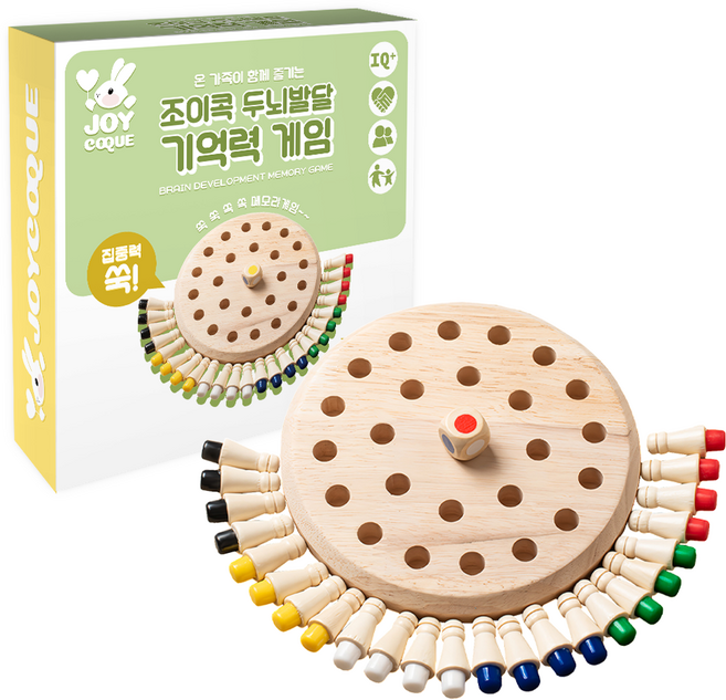 조이콕 두뇌발달 기억력 게임, 혼합색상, 1개