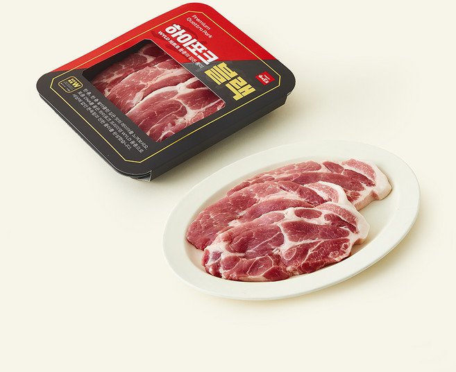하이포크 블랙 한돈 목심 구이용 (냉장), 500g, 1개