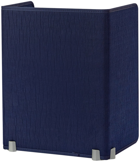 르젠 파티션 데스크 3면 발열 전기스토브, 네이비, LZH-PT3