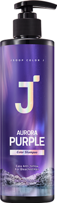 J'SOOP Color J 極光補充洗髮水 紫色版, 花果香, 380ml, 1瓶