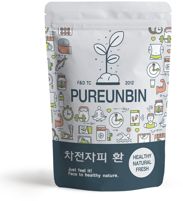 푸른빈 차전자피 환, 500g, 1개