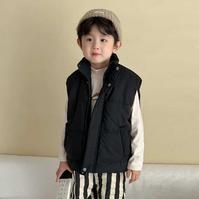 Starbean 兒童保暖刷毛鋪棉背心外套