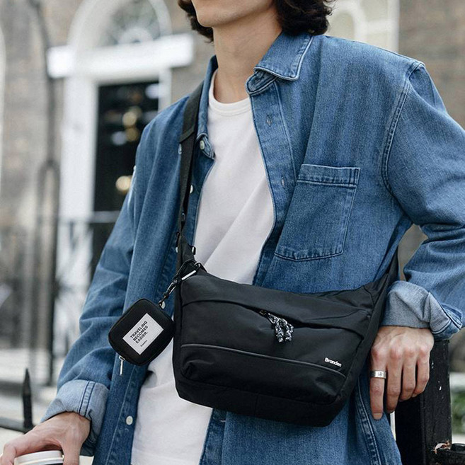 브랜든 여행용 도난방지 세이프 크로스 바디백