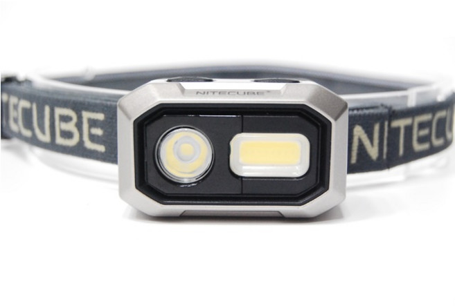 나이트큐브 하이브리드 LED 헤드랜턴 NH-04, Black, 1개