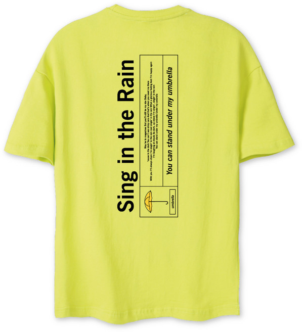 벤힛키즈 주니어 통기성 In The Rain 라운드 반팔 티셔츠