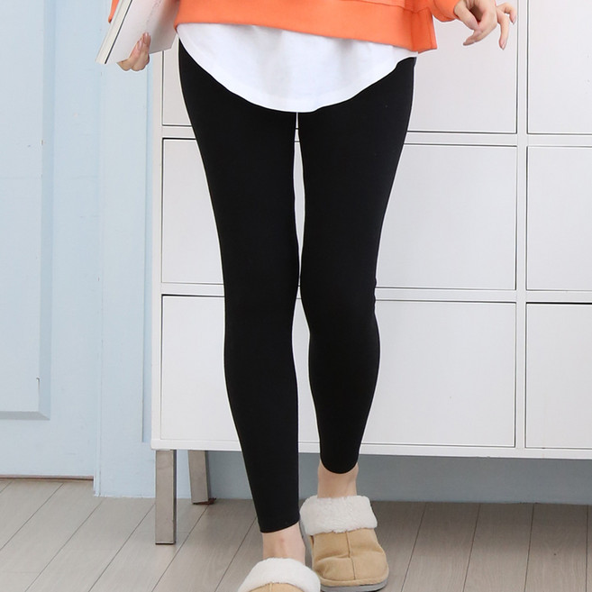 여성용 디아미뇽 엔조이 면스판 9부 레깅스