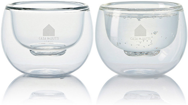 까사무띠 이중유리 더블월 소주잔 60ml, 1개, 투명