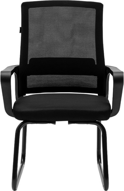 YORK-NINE 固定式網布專注學習椅, 黑色