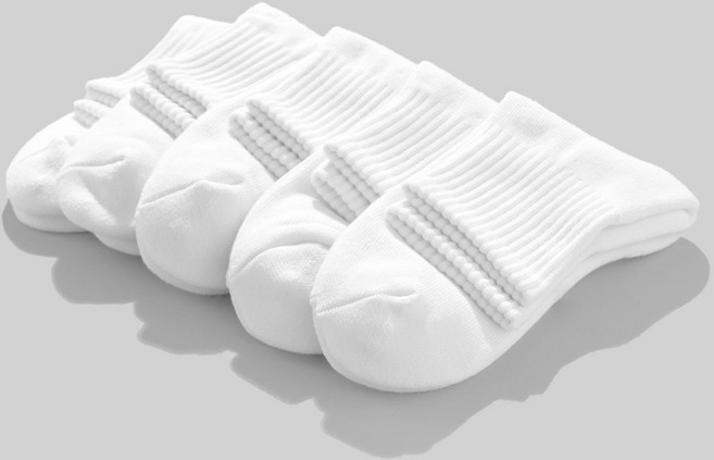 슈퍼베이직 남성용 1130 쿠션 미들 크루 삭스 5켤레 세트