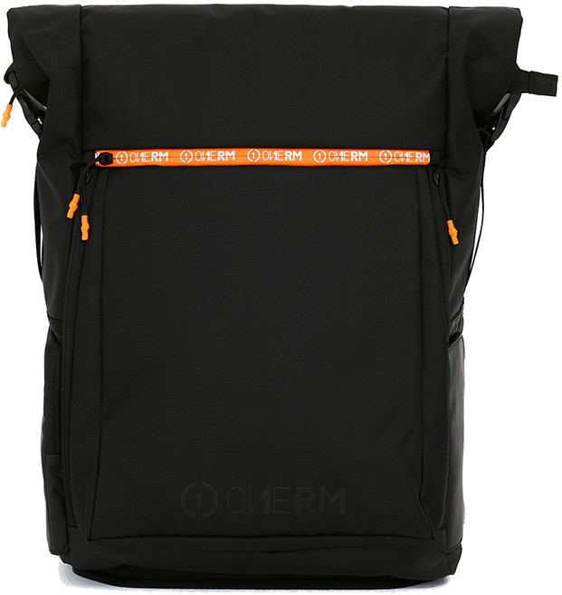 원알엠 익슈버런트 롤 탑 백팩, BLACK, 1개