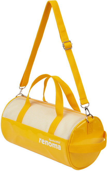 renoma SWIM&GYM 漆皮圓筒肩背游泳包 RO-RB2D018, 黃色