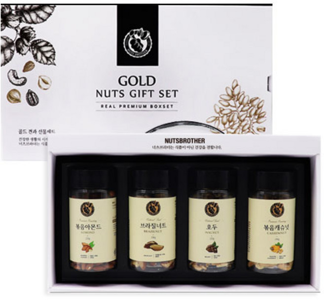 NUTS BROTHER 黃金堅果禮盒1號, 1套, 730g