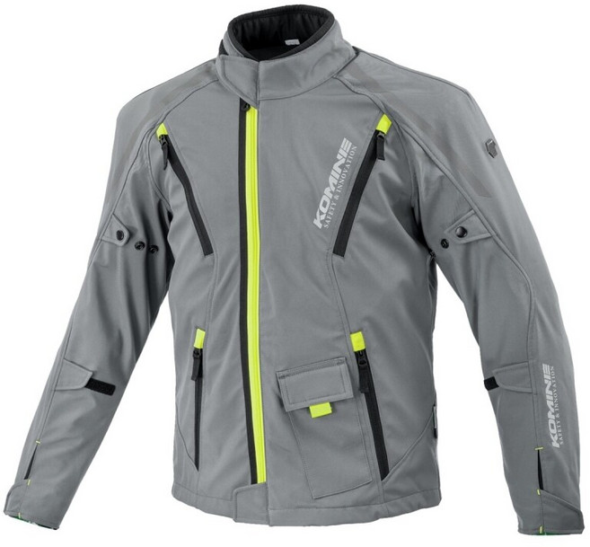 KOMINE PROTECT SOFT SHELL JACKET JK-627, BASALT GREY