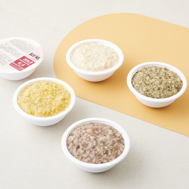 엘빈즈 슈퍼핏 후기 만10~13개월 한우고구마버섯진밥 180g + 한우양송이리조또 180g + 닭고기단호박진밥 180g + 대구연어리조또 180g 이유식 A세트, 1세트