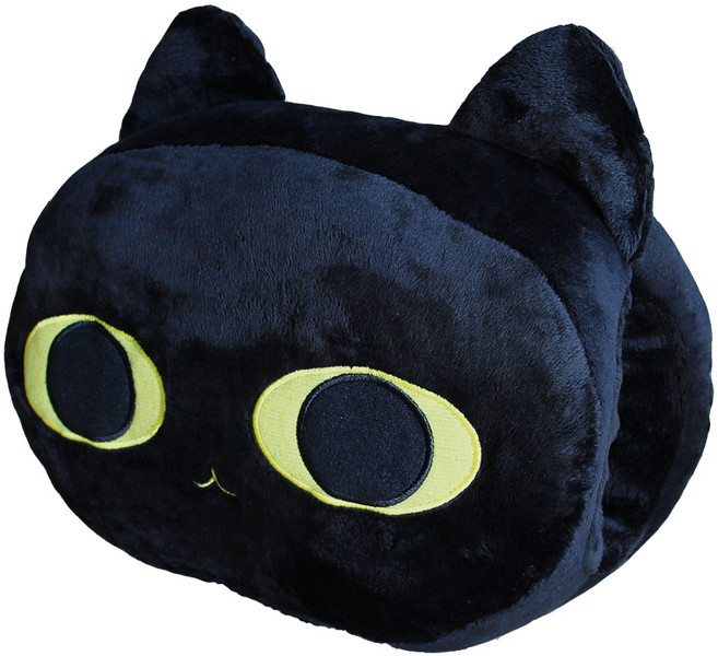 헬로캣 낮잠쿠션 묘묘, 블랙