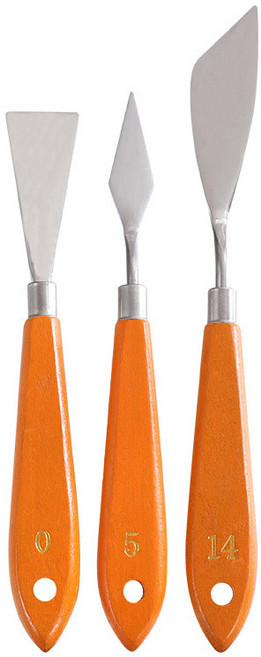 신보웬 유화 스크래퍼 3종 세트, 1세트