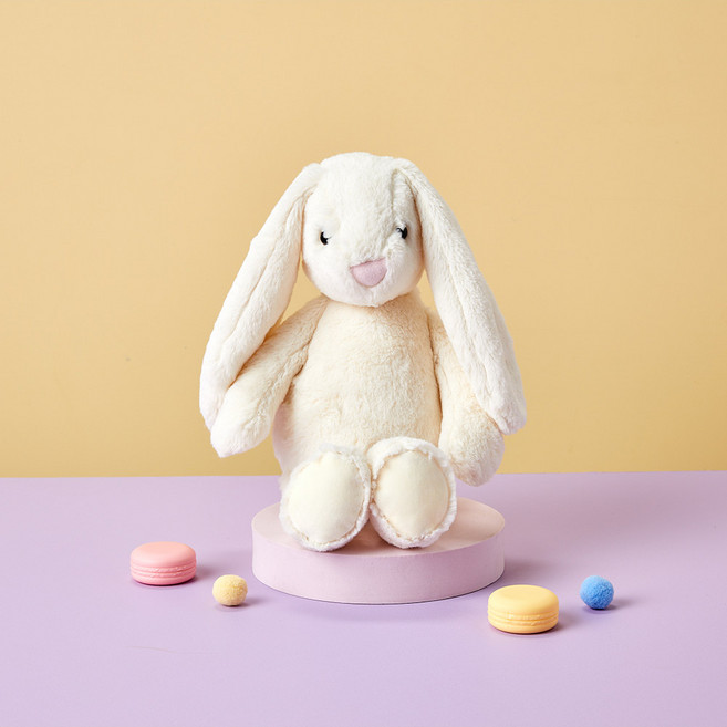 모던하우스 포근포근 동물인형 버니 S, 25cm, 화이트, 1개