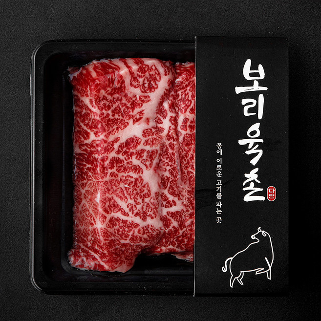보리육촌 국내산 소고기 꽃갈비살 (냉장), 1개, 200g
