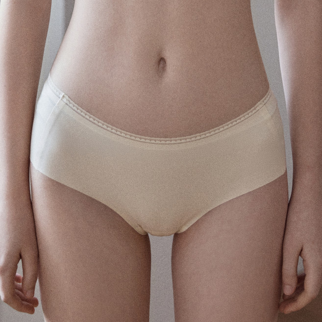 에블린 여성용 실루엣 심리스 심플 레이스 팬티