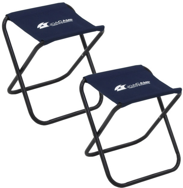 조아캠프 초간편 낚시 의자 소 2p, 네이비, 2개