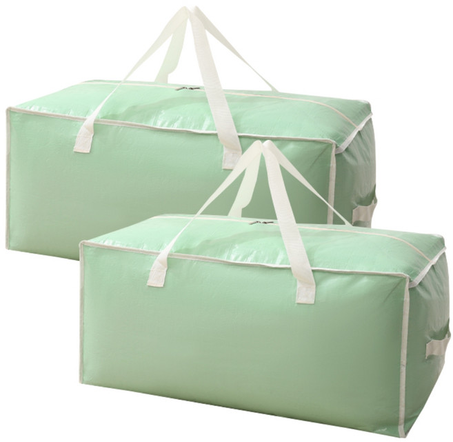 하늬통상 쿠넬 대용량 타포린 수납 이불가방 90L, 2개, 민트