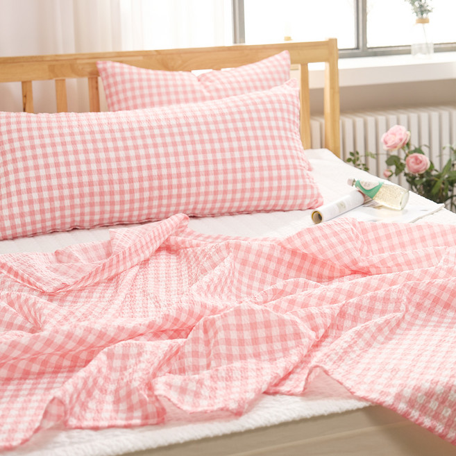 지베딩 리유 냉장고 리플 홑이불, 코랄