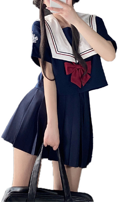 Iple 女性用日本水手服jk制服角色扮演套裝