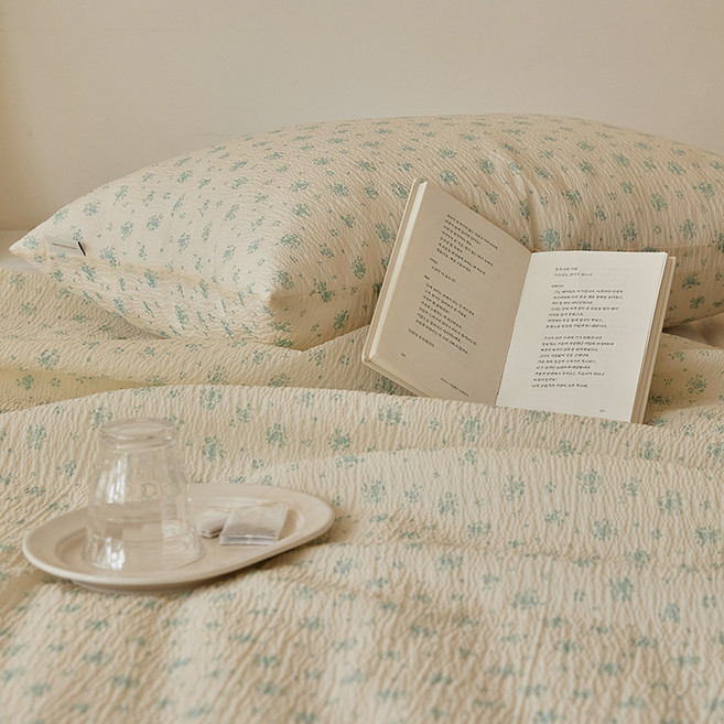 마틸라 썸머로맨스 스노우 시어서커 여름 홑이불 세트