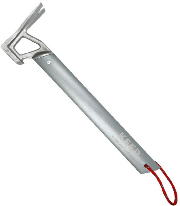 KEEP 캠핑 경량 파운딩 해머, 실버, 1개