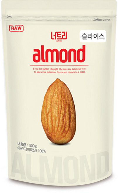 너트리 슬라이스 아몬드, 500g, 1개